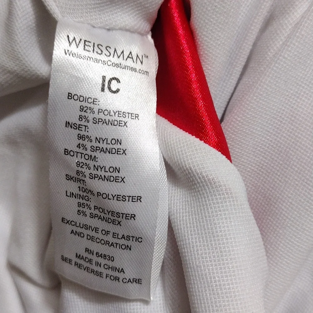 Weissman Sparkling Blue, Red and White Kids Dance Costume Dize 7/8